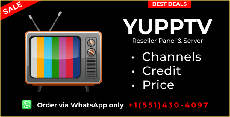 YUPPTV IPTV RESELLER PANEL AND SERVER